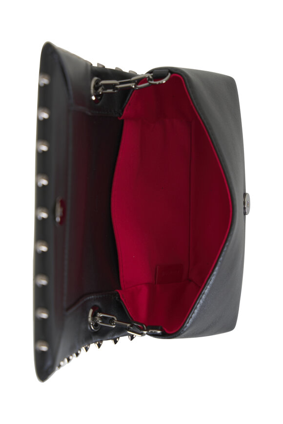 Christian Louboutin - Spiky Soft Black Nappa Pouch