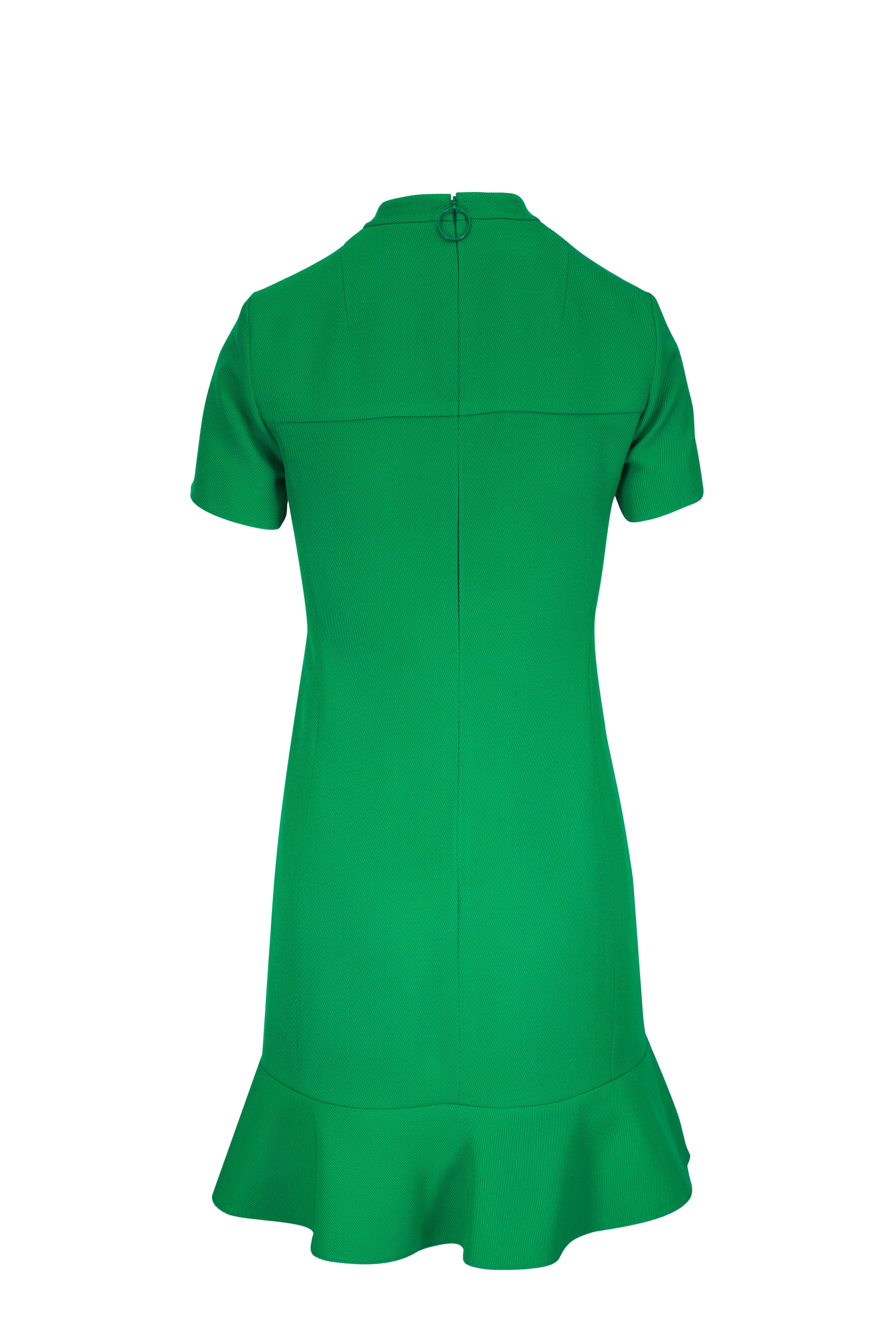 Akris Punto - Sea Green Wool Mini Dress