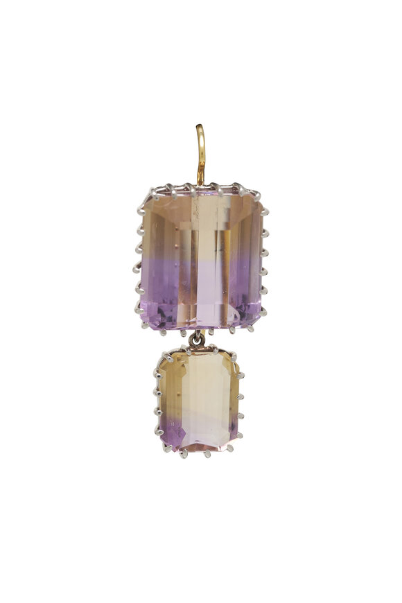 Renee Lewis - Antique Ametrine Earrings