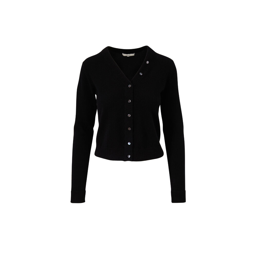 Louis Vuitton // Black Cashmere Button Cardigan – VSP Consignment