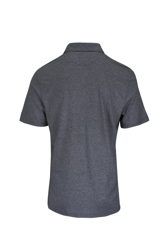 Faherty Brand Movement™ Dusty Iron Heather Pique Polo - view 3