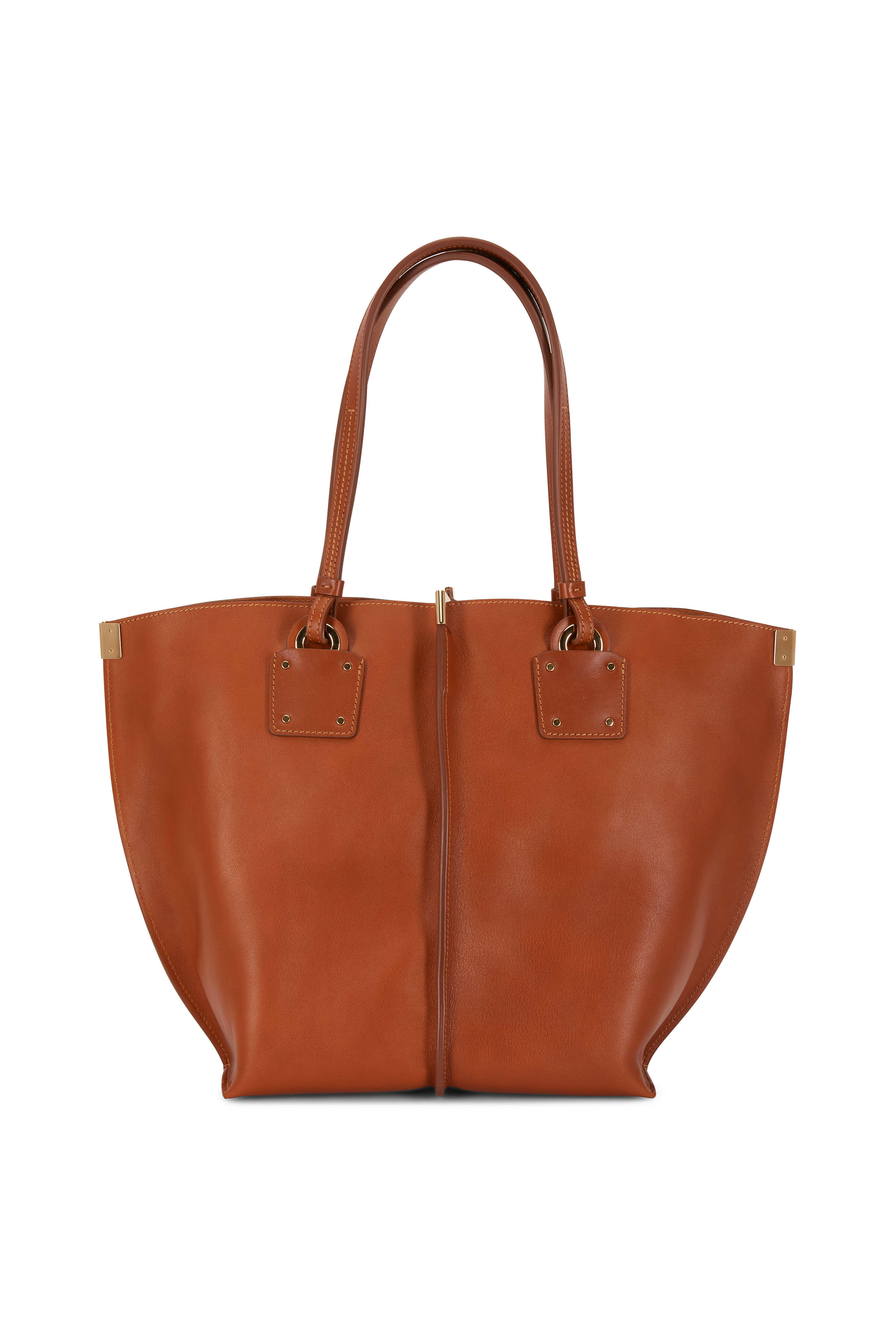 Chloé - Vick Caramel Leather Medium Tote