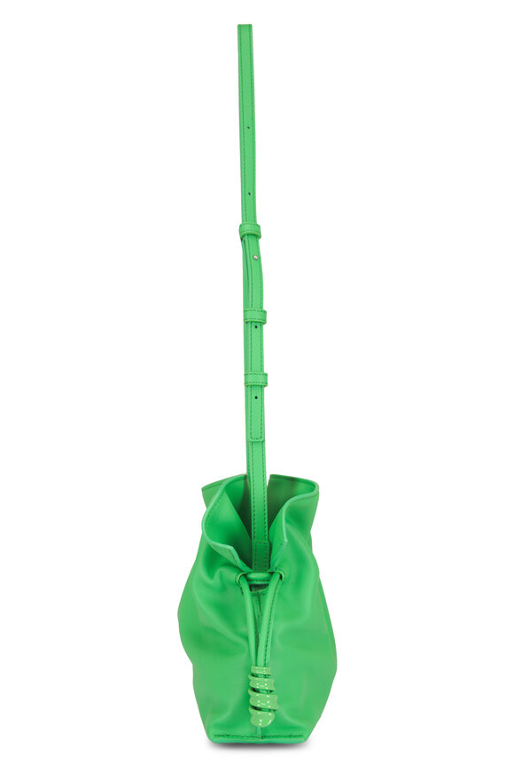 Loewe Mini Flamenco Clover Green Leather Clutch - view 4