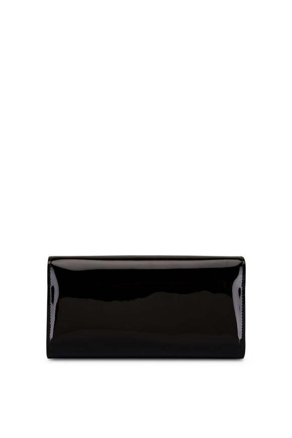 Jimmy Choo Emmie Black & Light Gold Patent Leather Clutch  - view 3