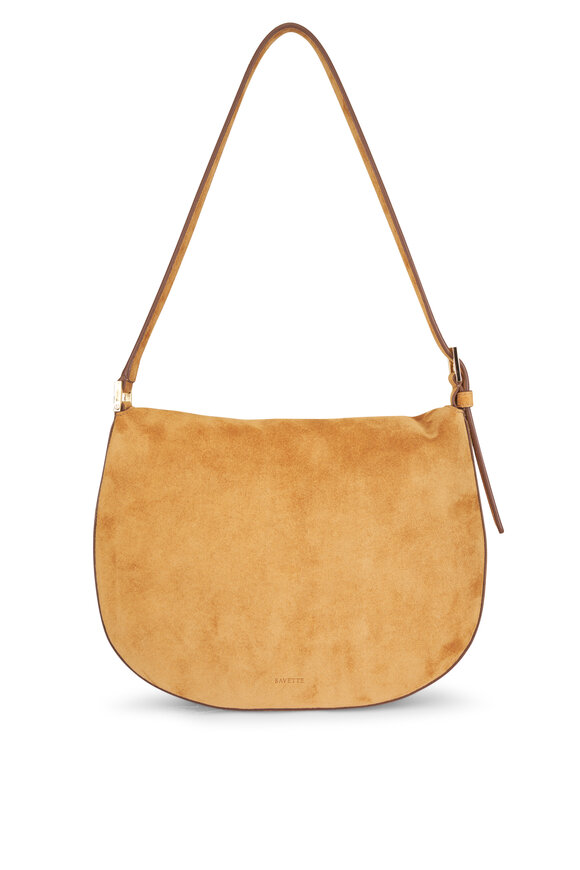 Savette Small Tondo Saddle Suede Hobo - view 3