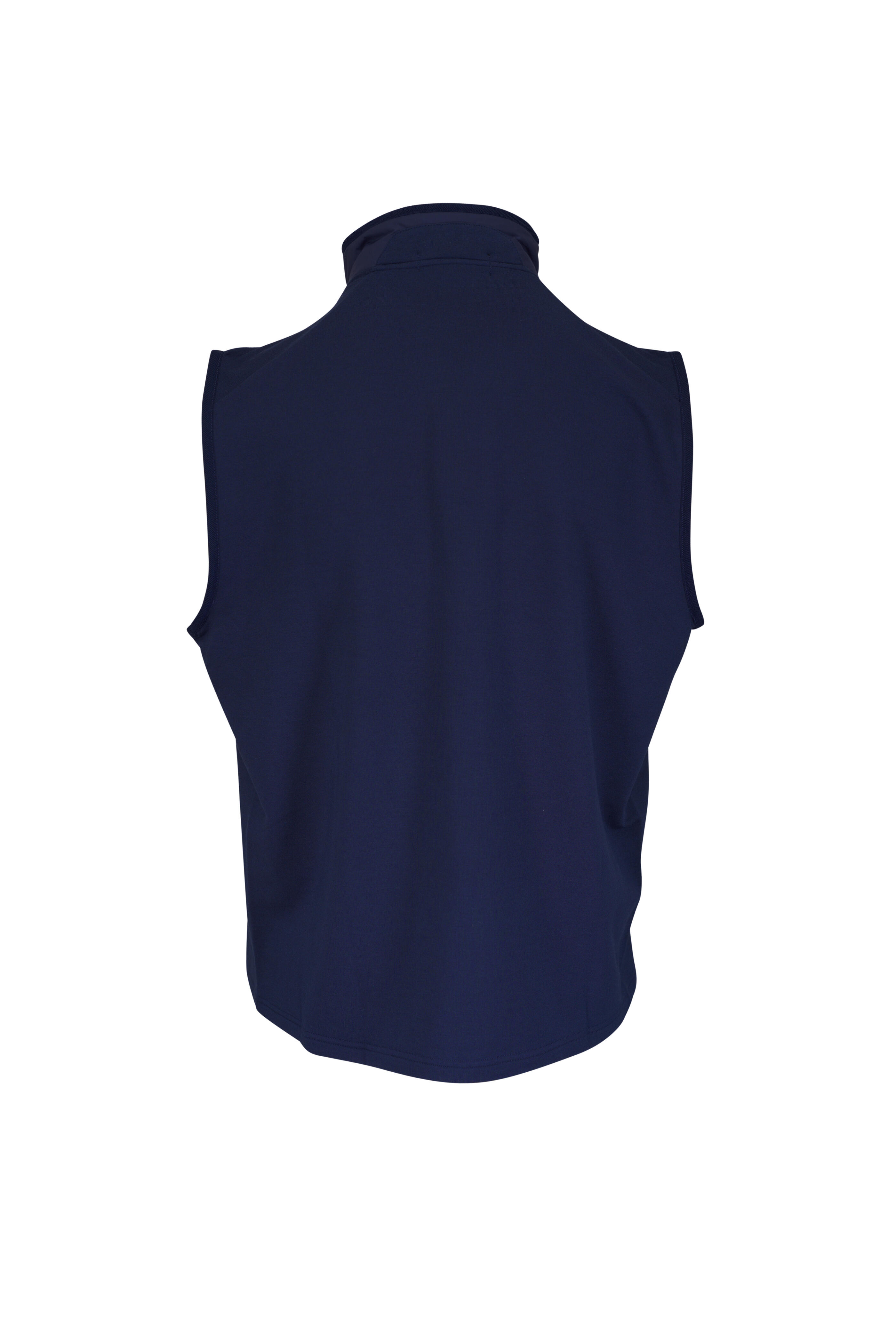 RLX Ralph Lauren - Navy Wool Mock Neck Vest