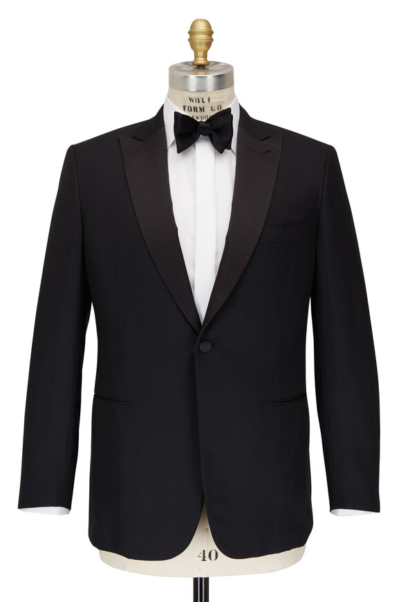 Tuxedo suit Louis Vuitton Black size 46 FR in Wool - 2012397