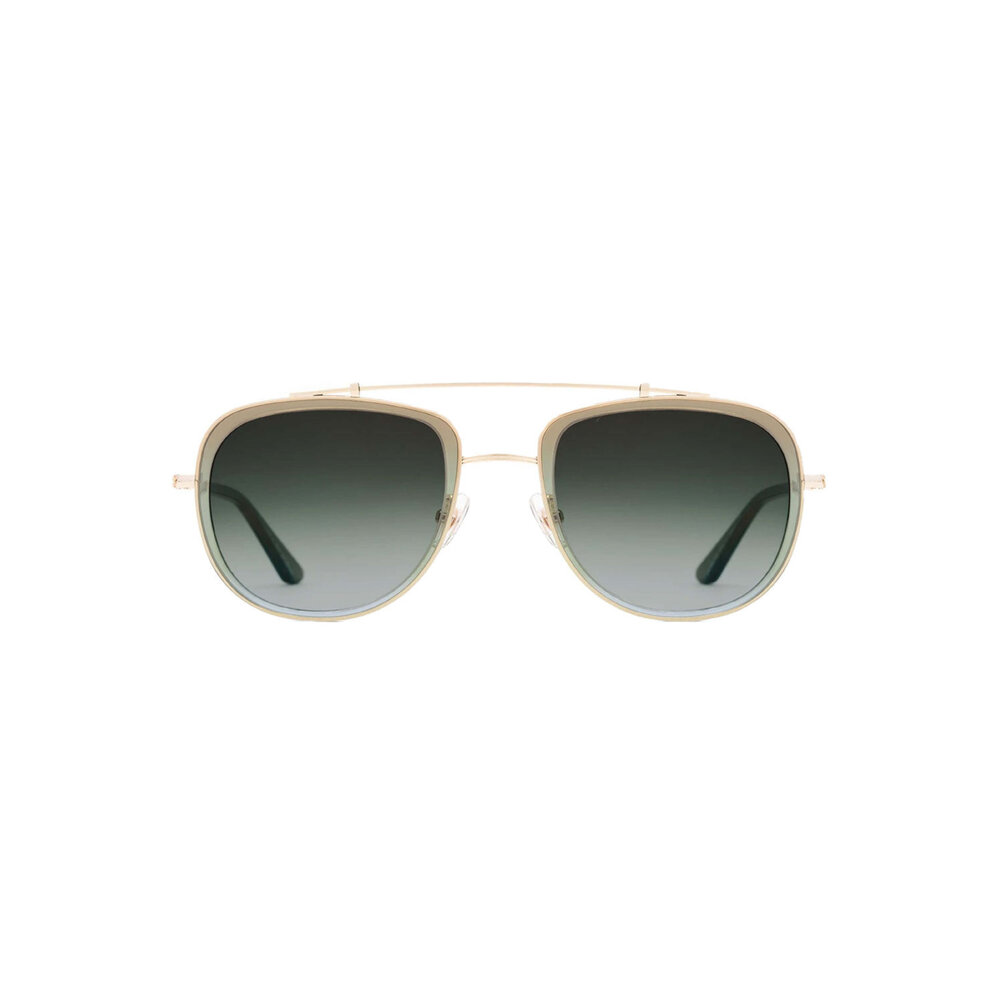 Krewe - Breton Sunglasses in Matcha to Pine | Mitchell Stores display picture 1