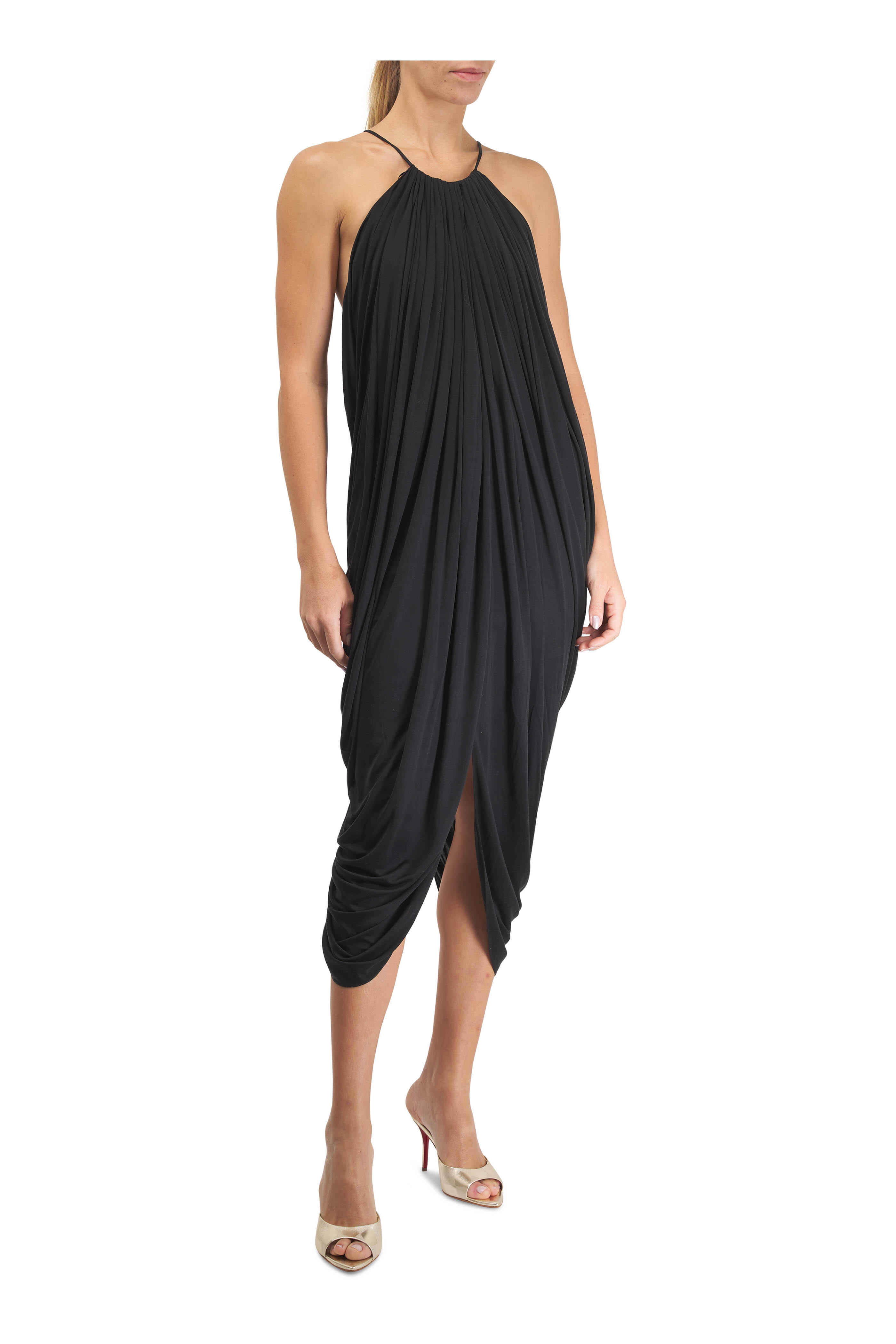 Christian Louboutin - Miss Z Platinum Diamond Laminated Mule, 80mm