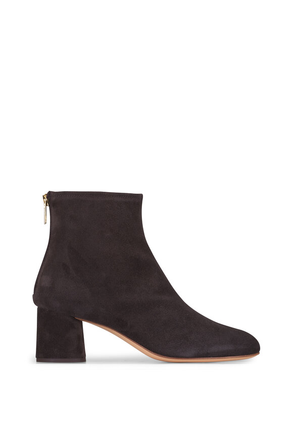 AGL Olga Dark Brown Suede Bootie, 50mm - view 2