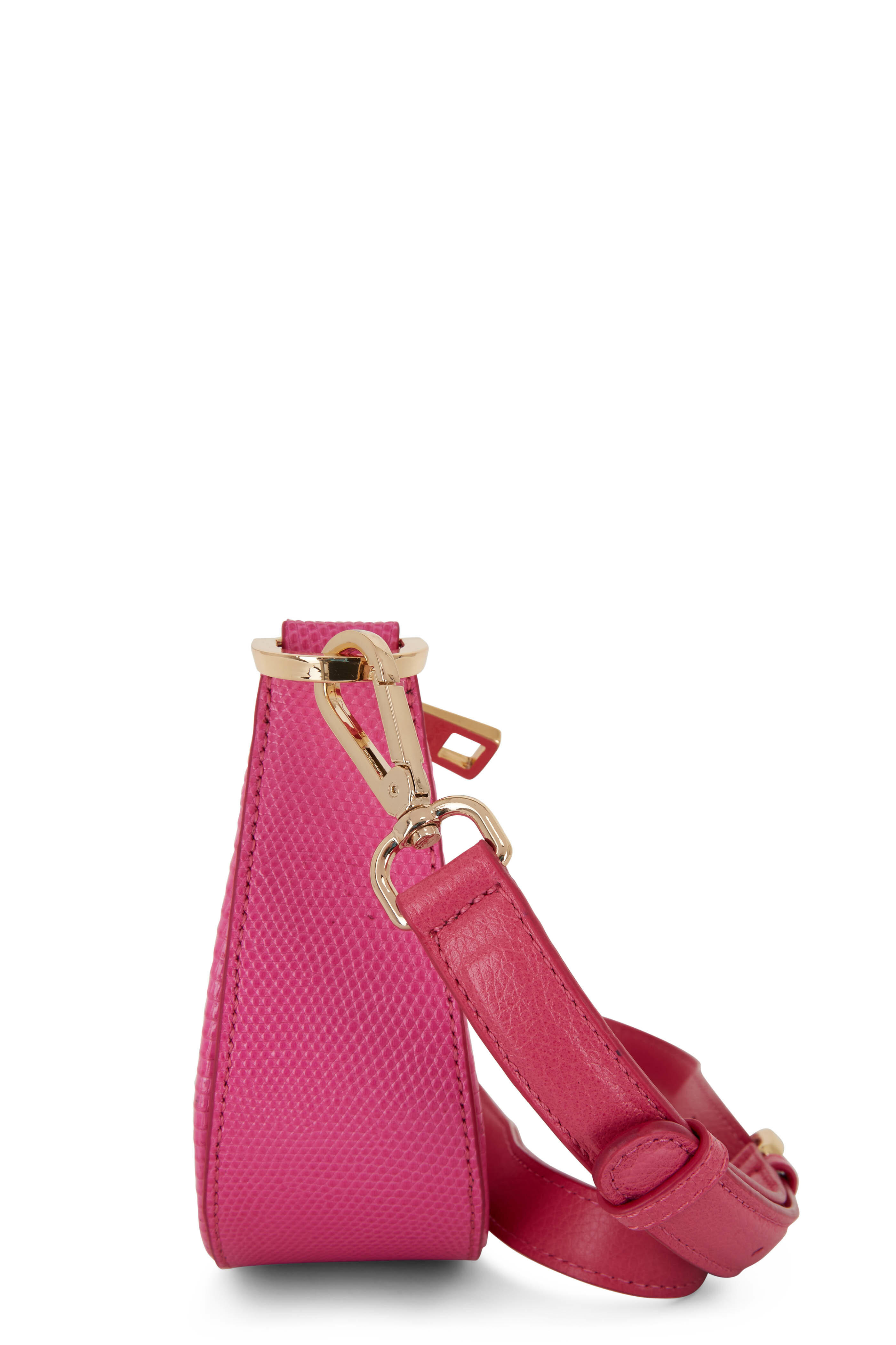 Maria Oliver - Mia Small Shiny Lizard Shoulder Bag