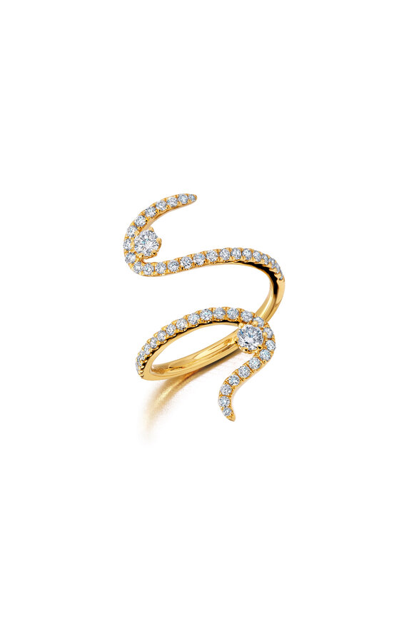 Graziela Gems - Diamond Swirl Ring
