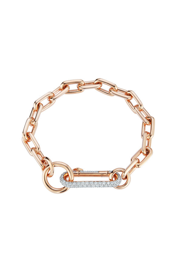 Walters Faith Saxon 18K Rose Gold Bracelet with Diamond Clasp