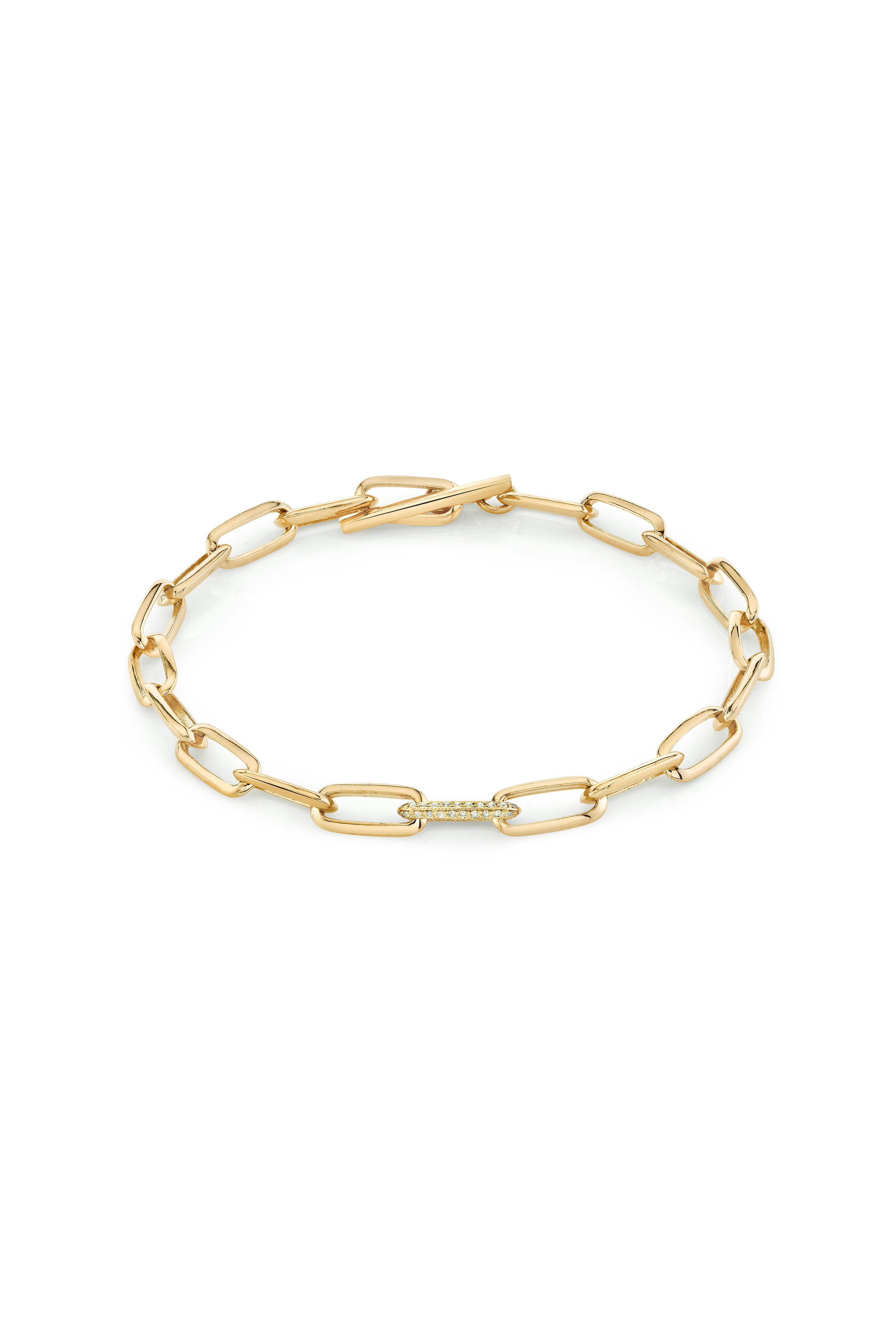 ブレスレット Lizzie Mandler Knife Edge Flat Link Bracelet Lizzie Mandler Knife Edge Flat Link Bracelet (Lizzie Mandler