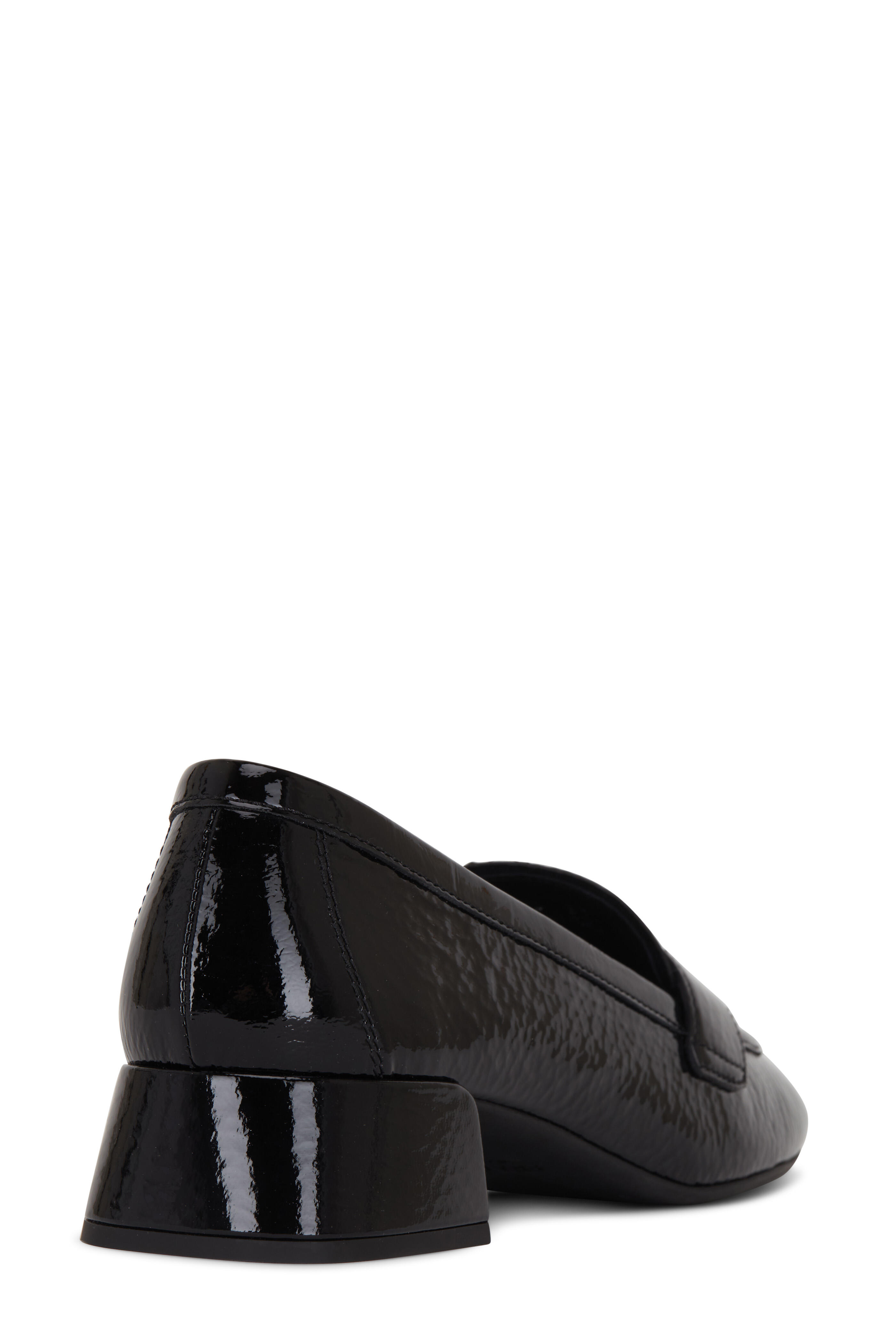 Prada Black Patent Leather Slip-On Loafers Prada Leather Slip-On Loafers - Bergdorf Goodman main image 3