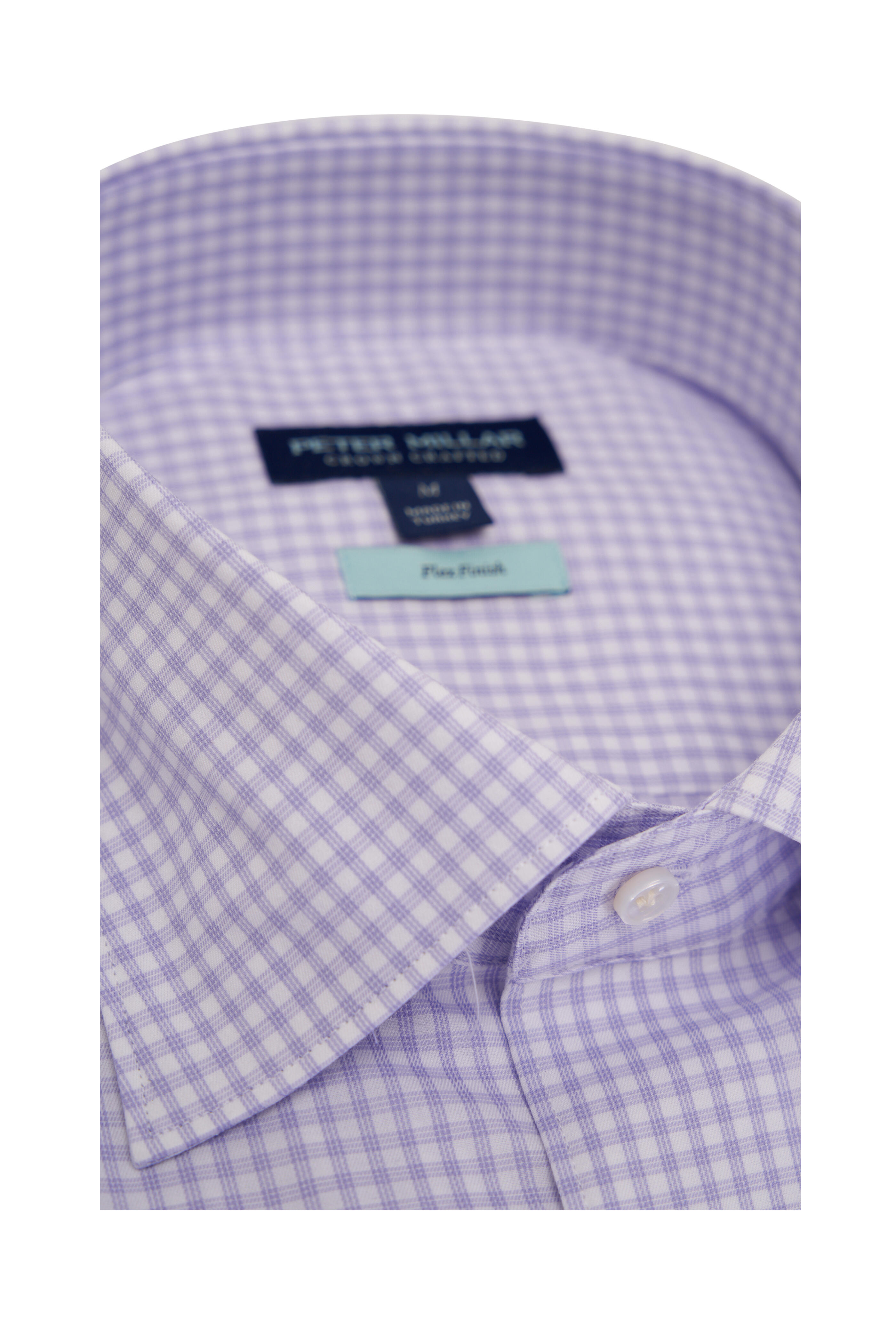 Peter Millar - Francis Wisteria Check Cotton Sport Shirt