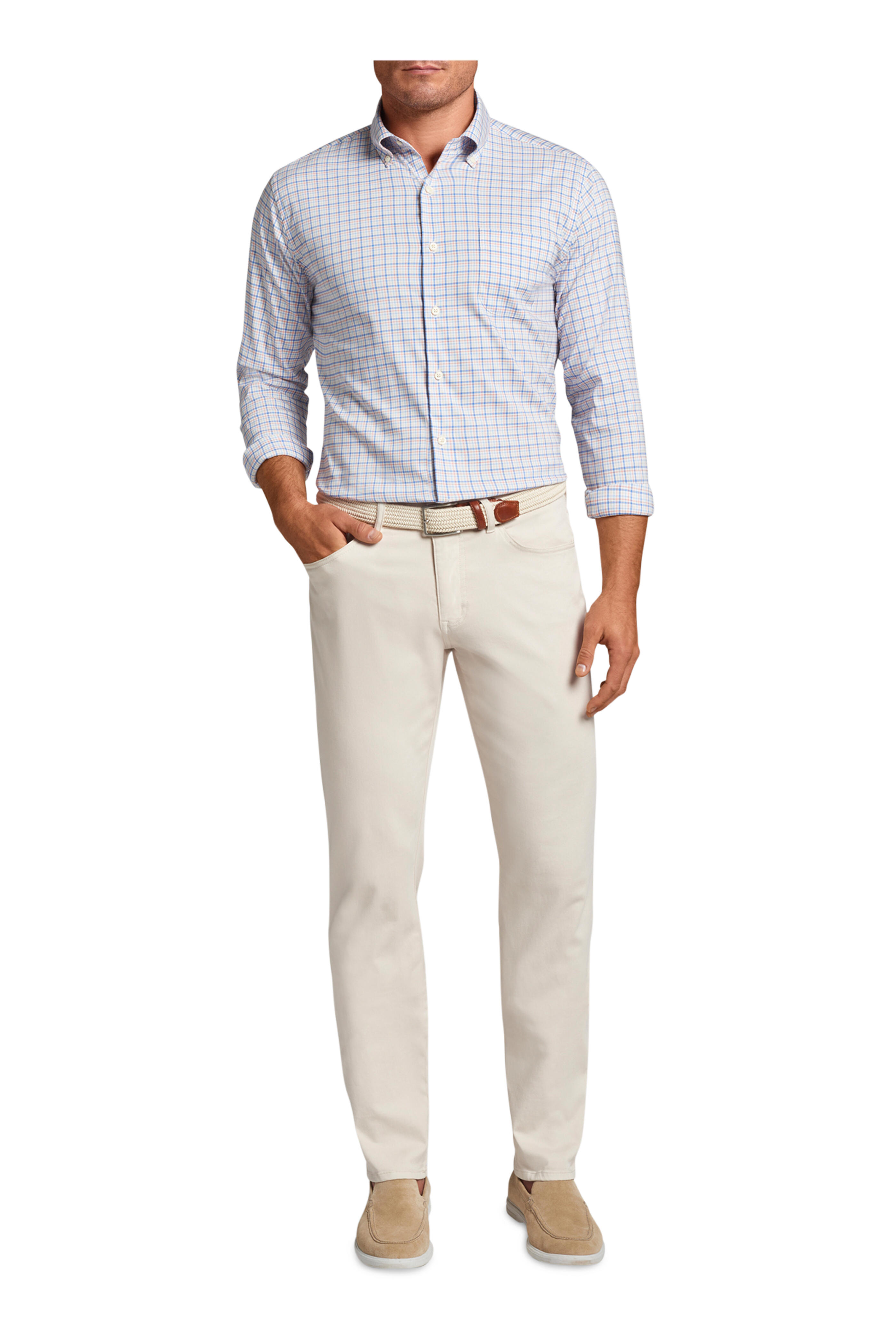 Peter Millar - Blue Smith Crown Lite Stretch Sport Shirt