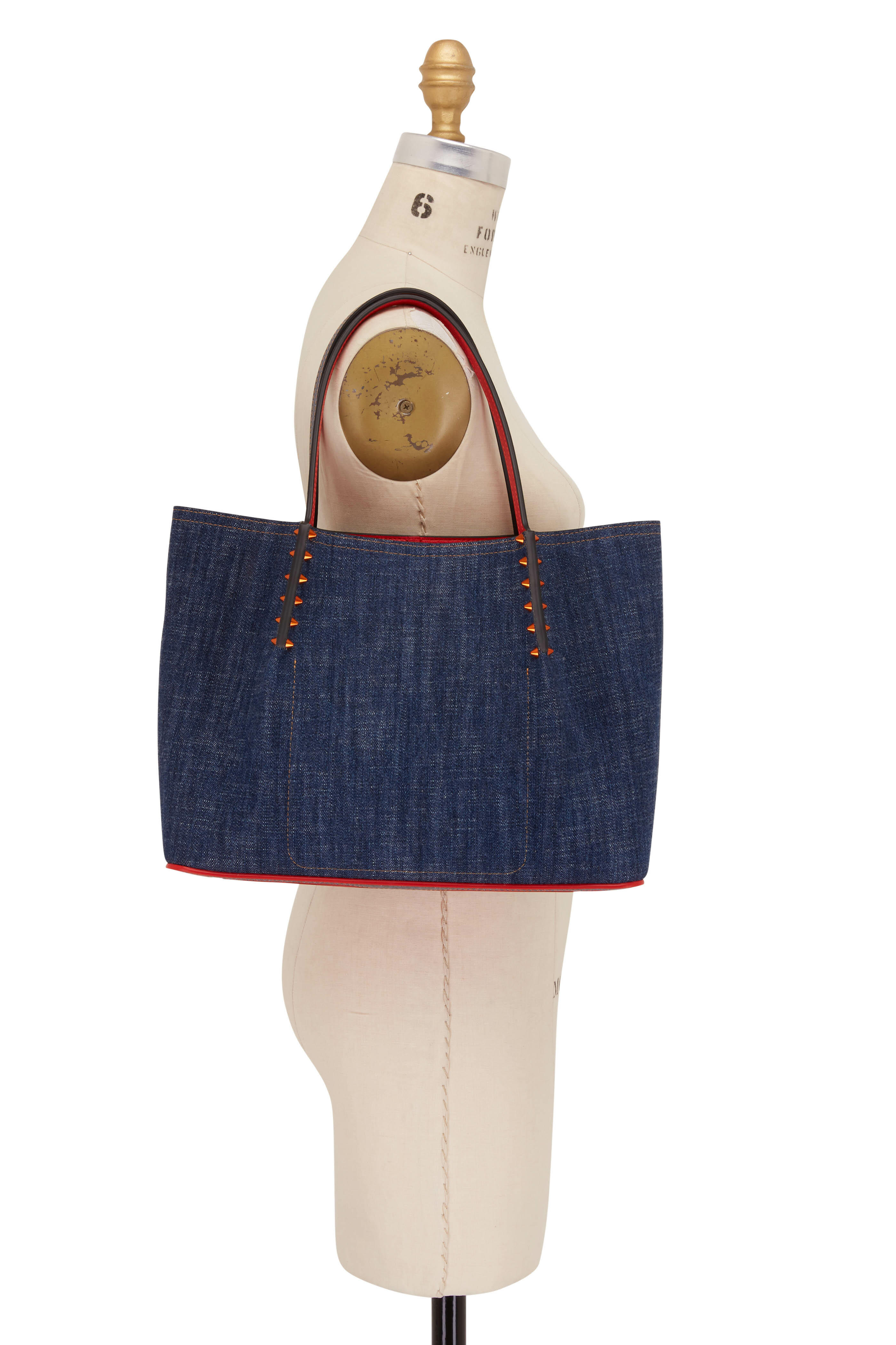 Christian Louboutin - Cabarock Denim Small Tote | Mitchell Stores