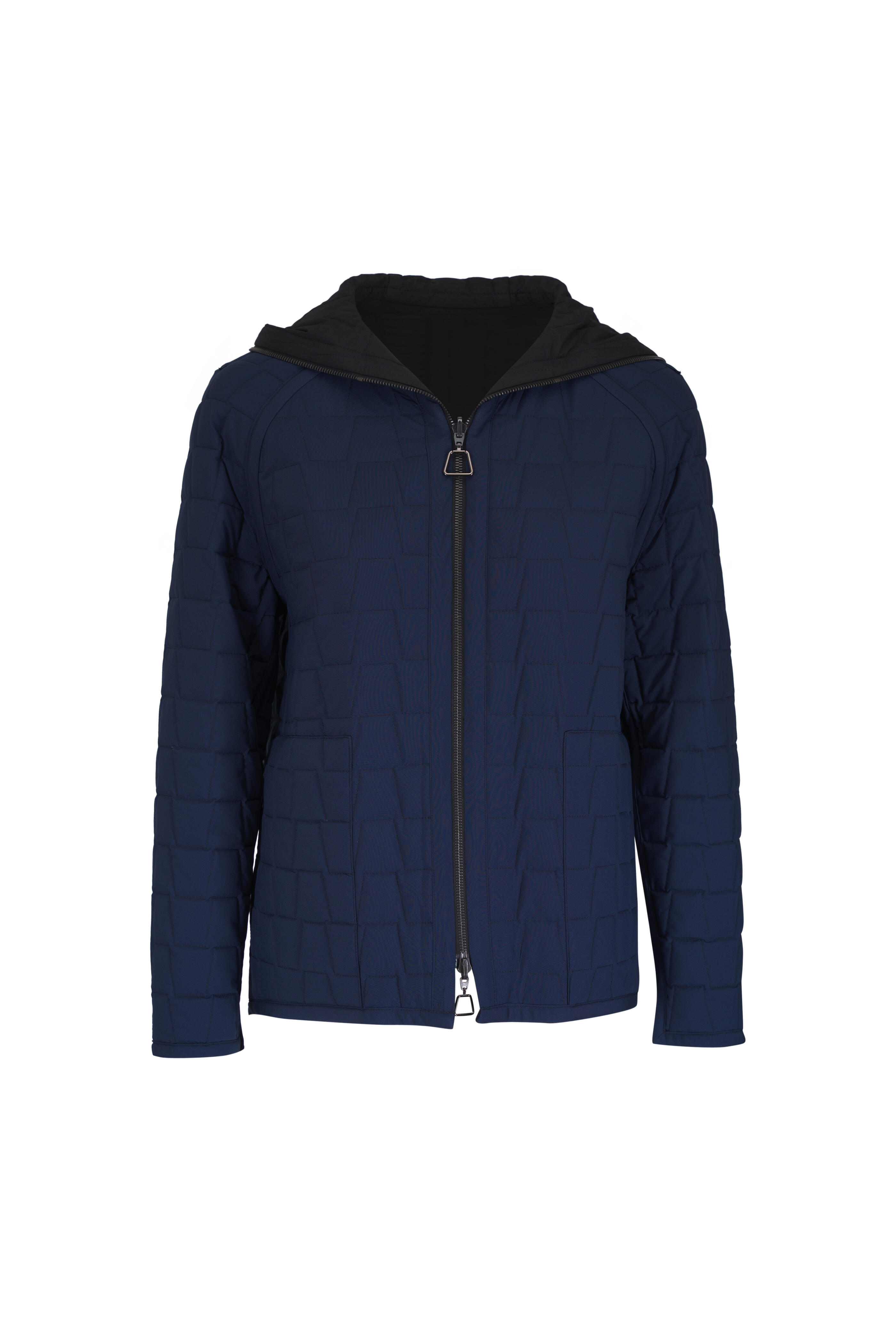 Akris - Enon Reversible Trapezoid Quilted Jacket - view 5