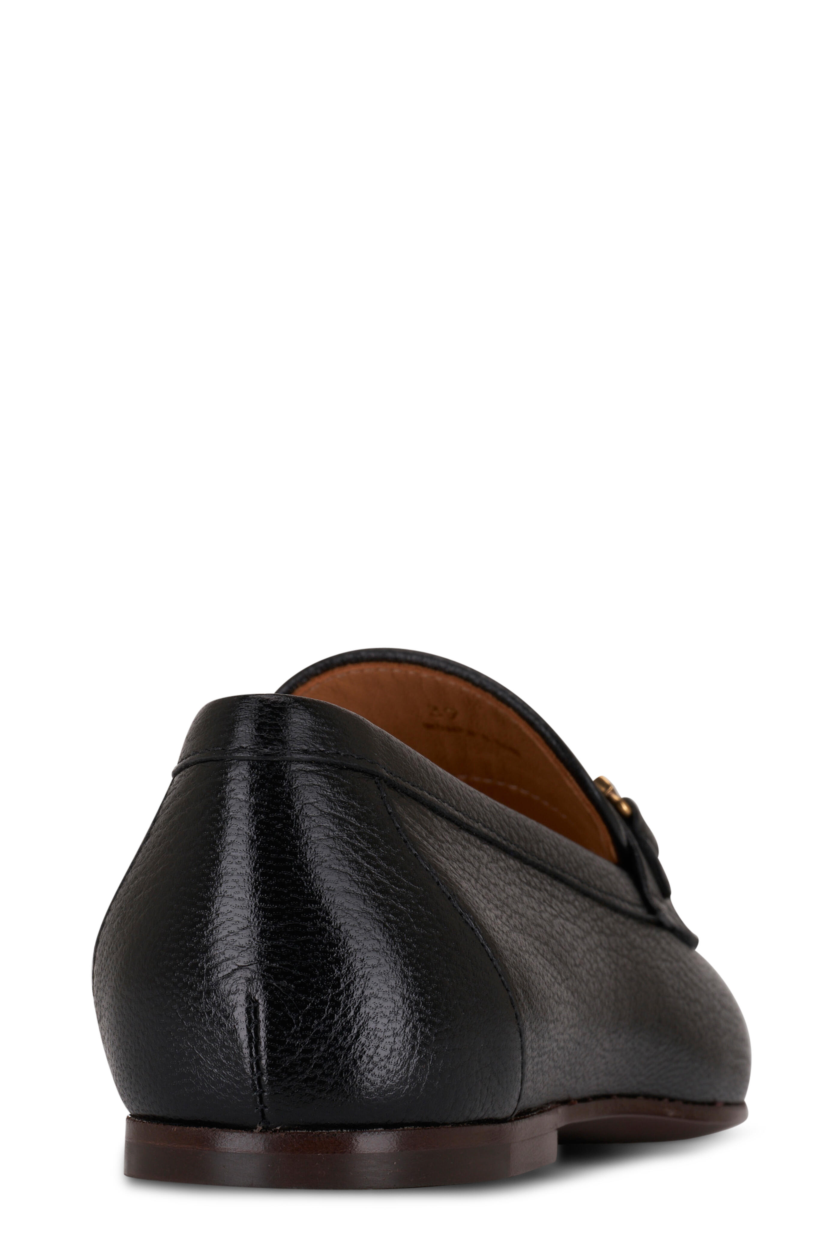 Tod's - Kate Black Leather Chainlink Loafer