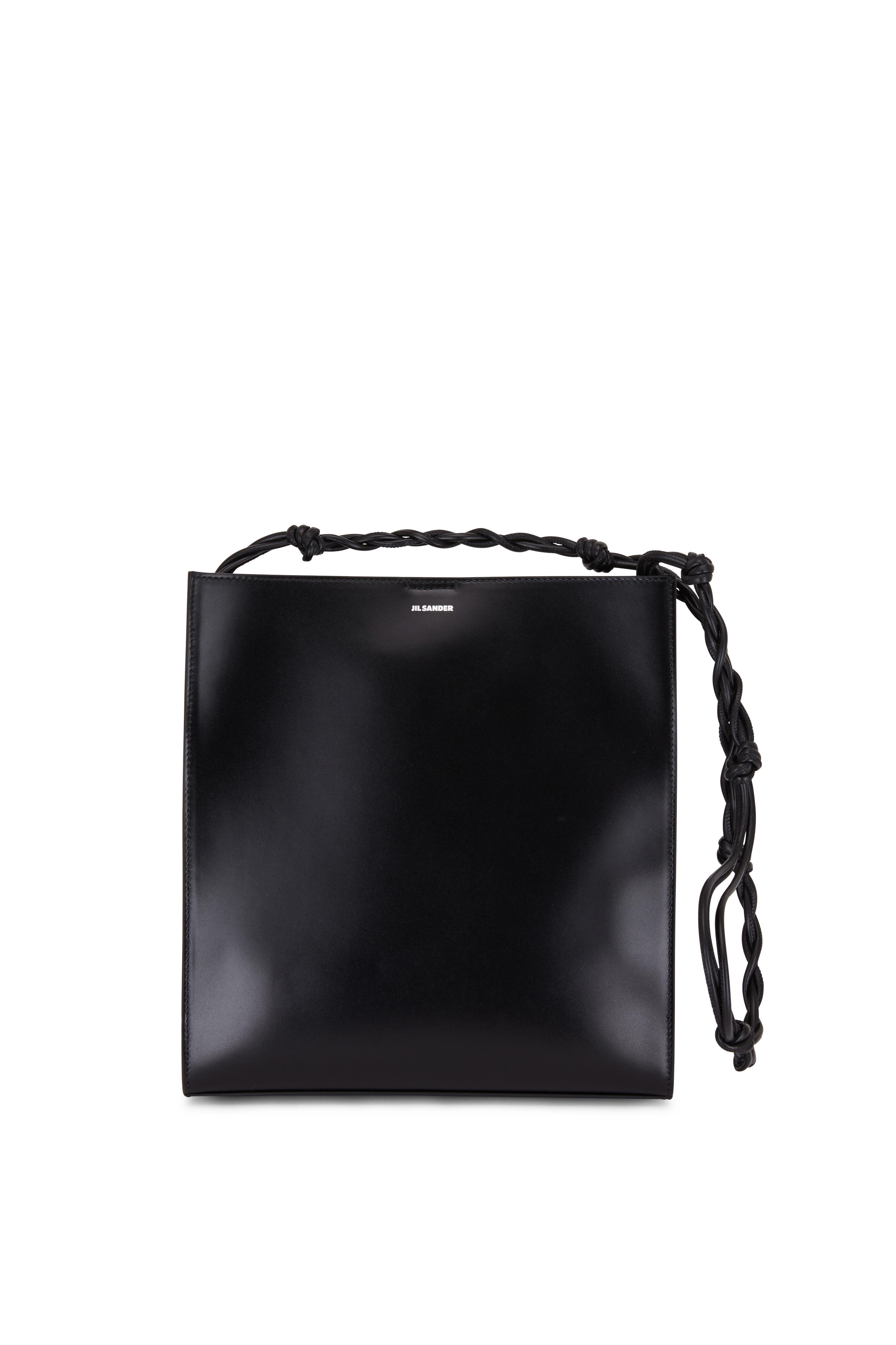 Jil Sander - Tangle Black Leather Rectangle Medium Bag