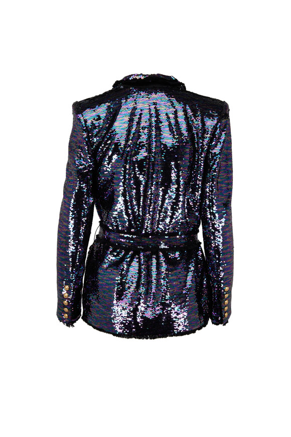 Balmain - Multicolor Sequin Robe Jacket