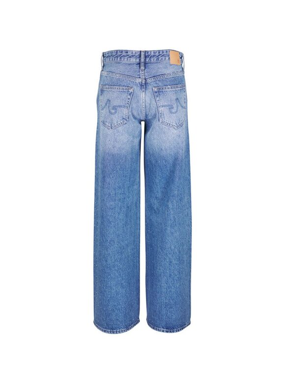 AG Adria Studded Low-Rise Wide Leg Jean - view 3
