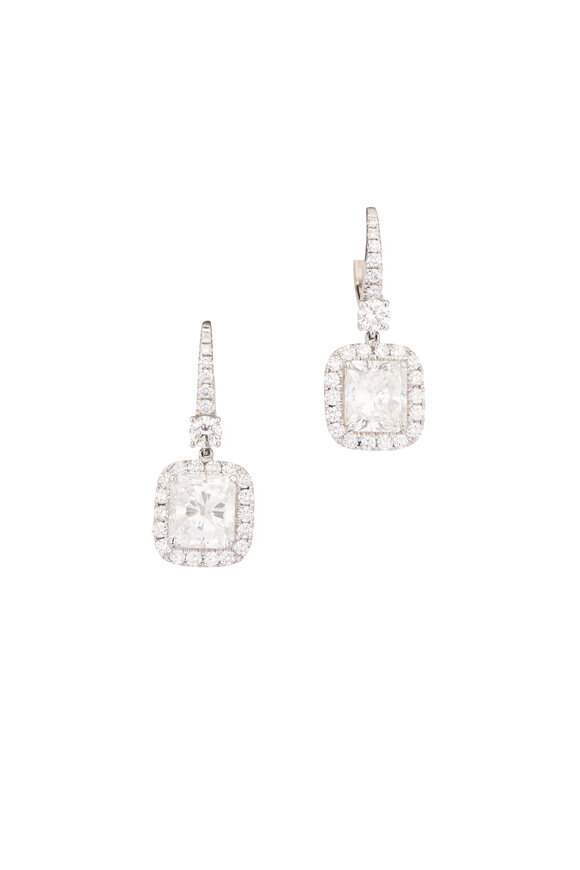 Lowy & Co Diamond Drop Earrings - view 1