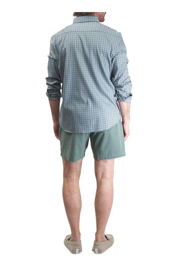 Faherty Brand All Day Island Spruce Swim Trunks - view 4