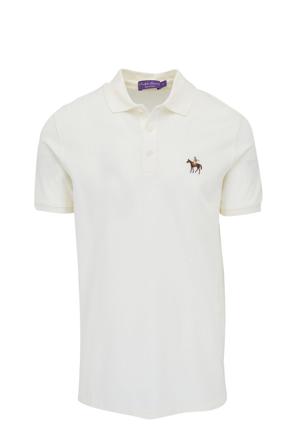 Ralph Lauren Purple Label - Cream Cotton Polo 