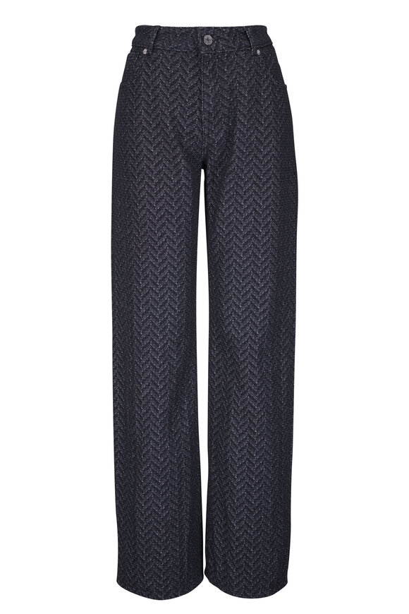 Missoni Black Textured Denim Pant