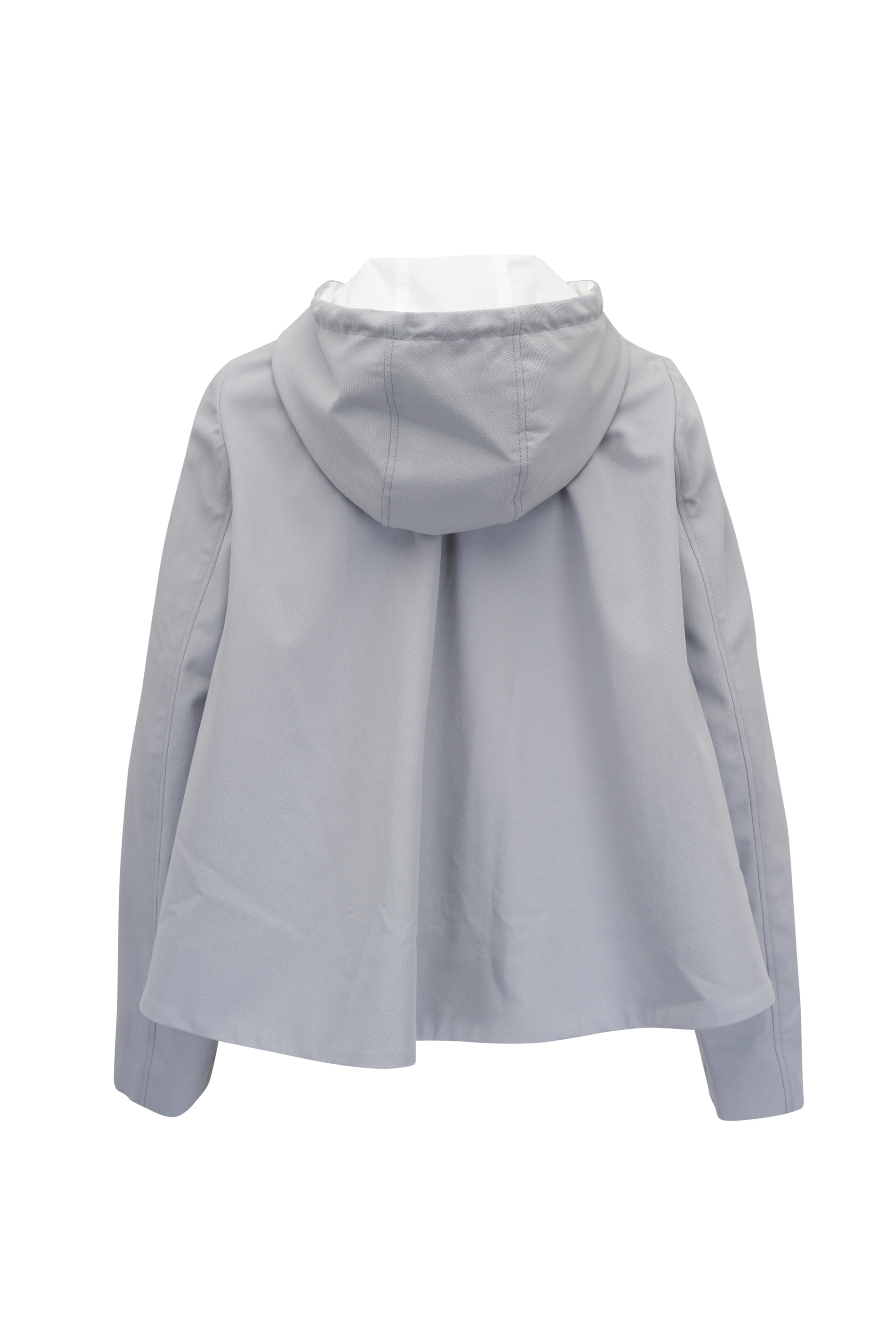 Loewe - Hooded Light Gray Cotton Jacket