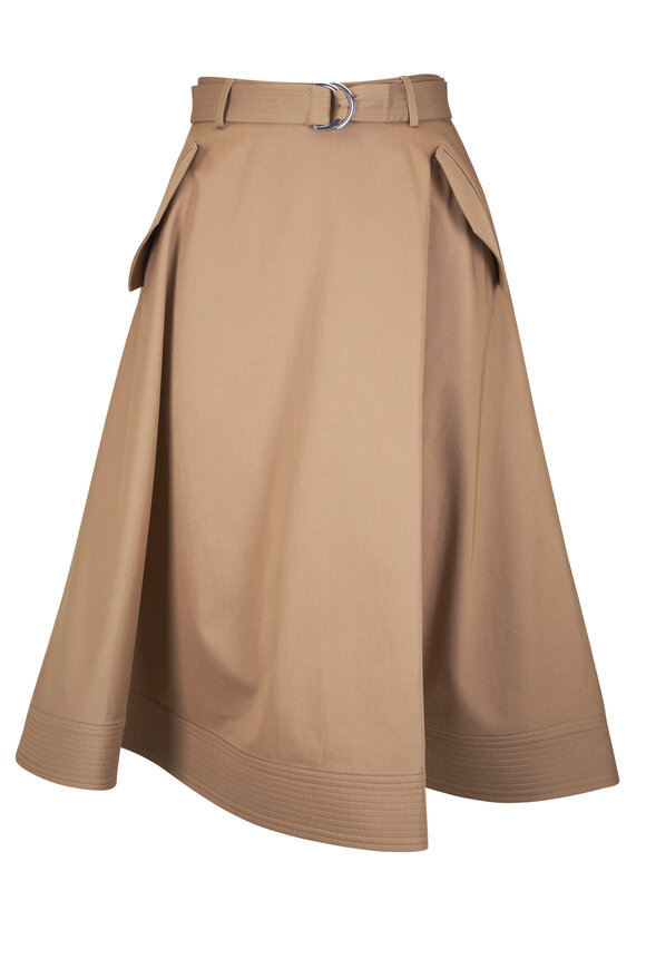 TWP Pure Intentions Khaki Chino Twill Skirt - view 1