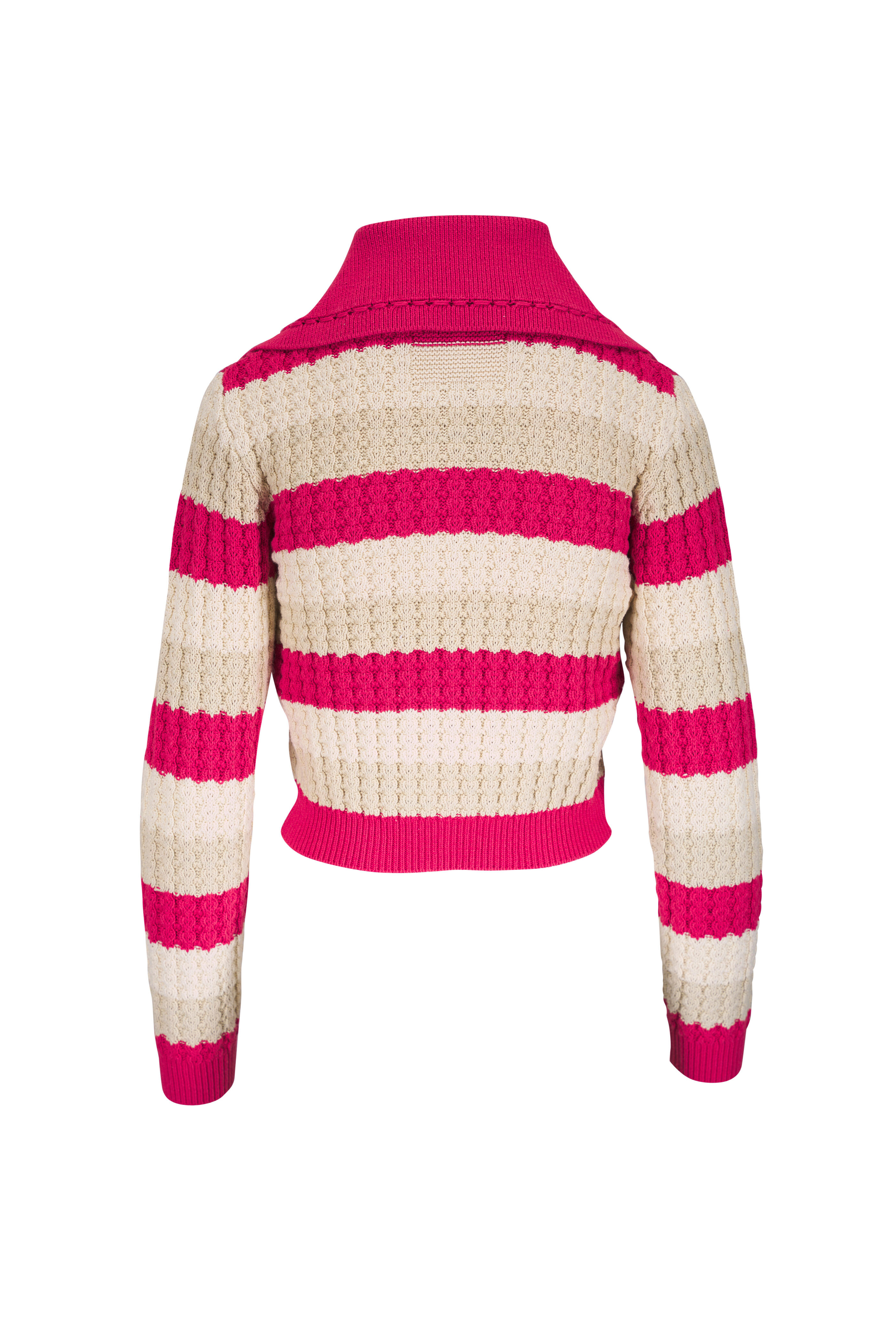 Guest in Residence - Kirby Scarco Stripe Silk & Cotton Jacket