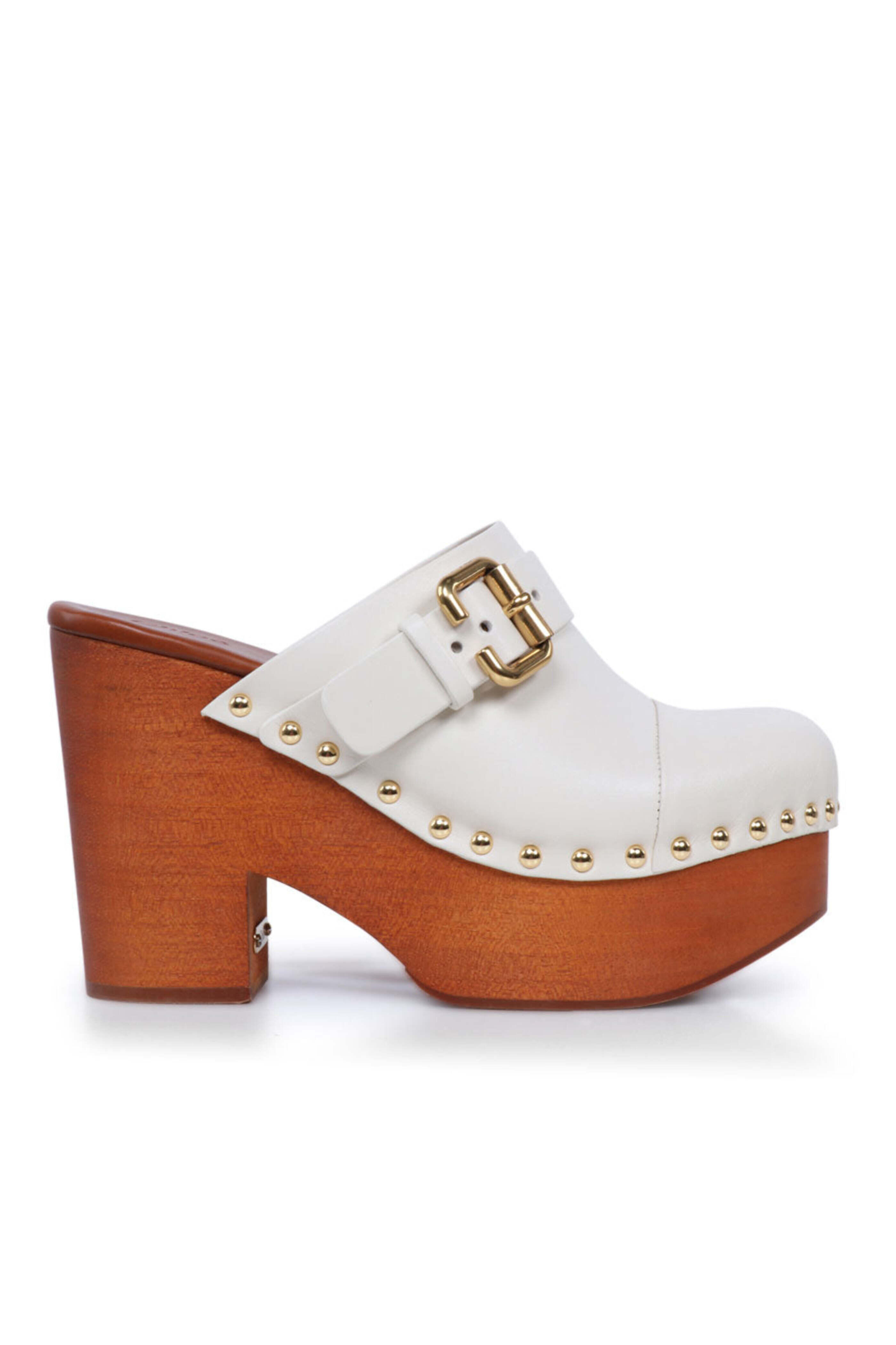 Chloé - Jeannette Clog in Eggshell