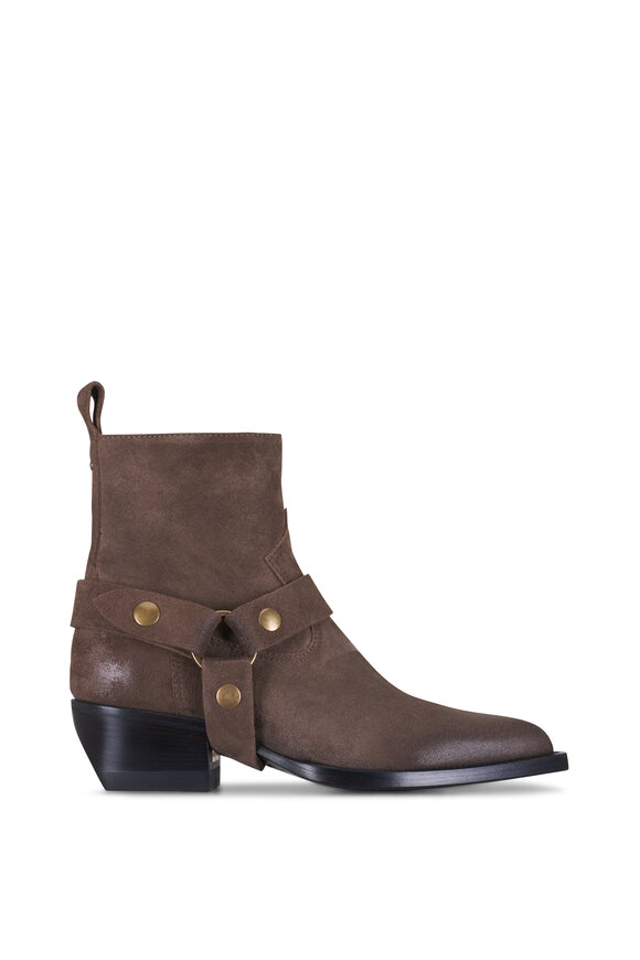 Golden Goose Debbie Taupe Suede Ankle Boot, 45mm - view 3
