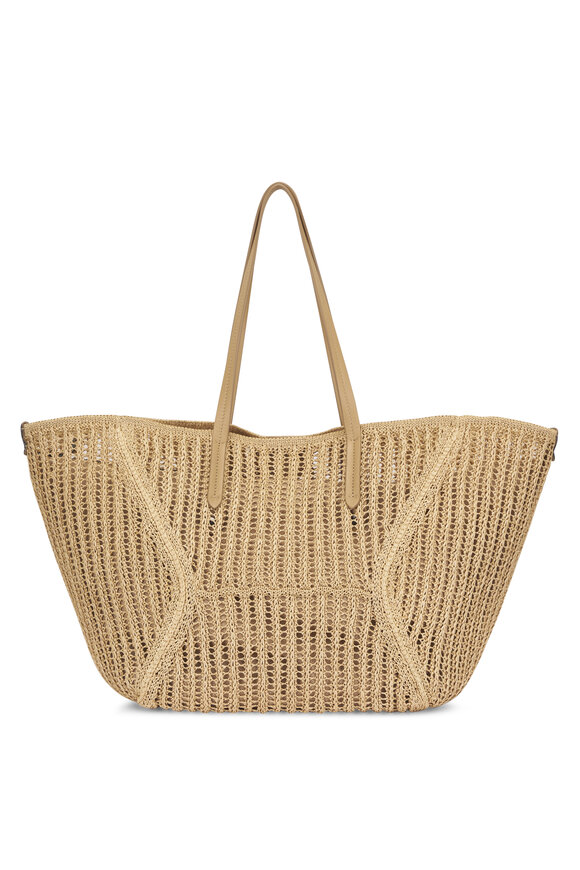 Brunello Cucinelli BC Duo Rope Techno Raffia Tote