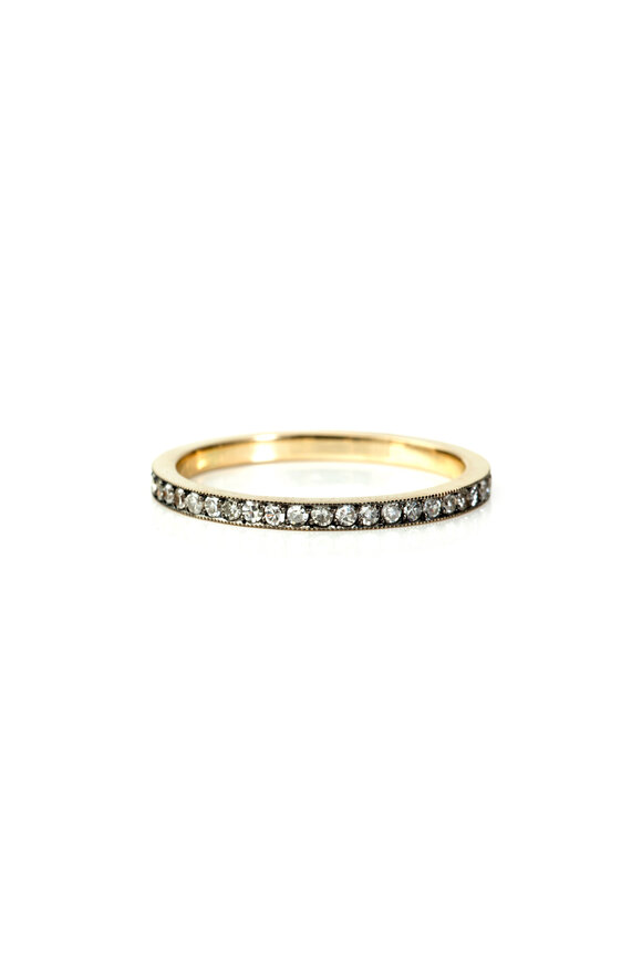 Sylva & Cie 14k Yellow Gold Diamond Band - view 1
