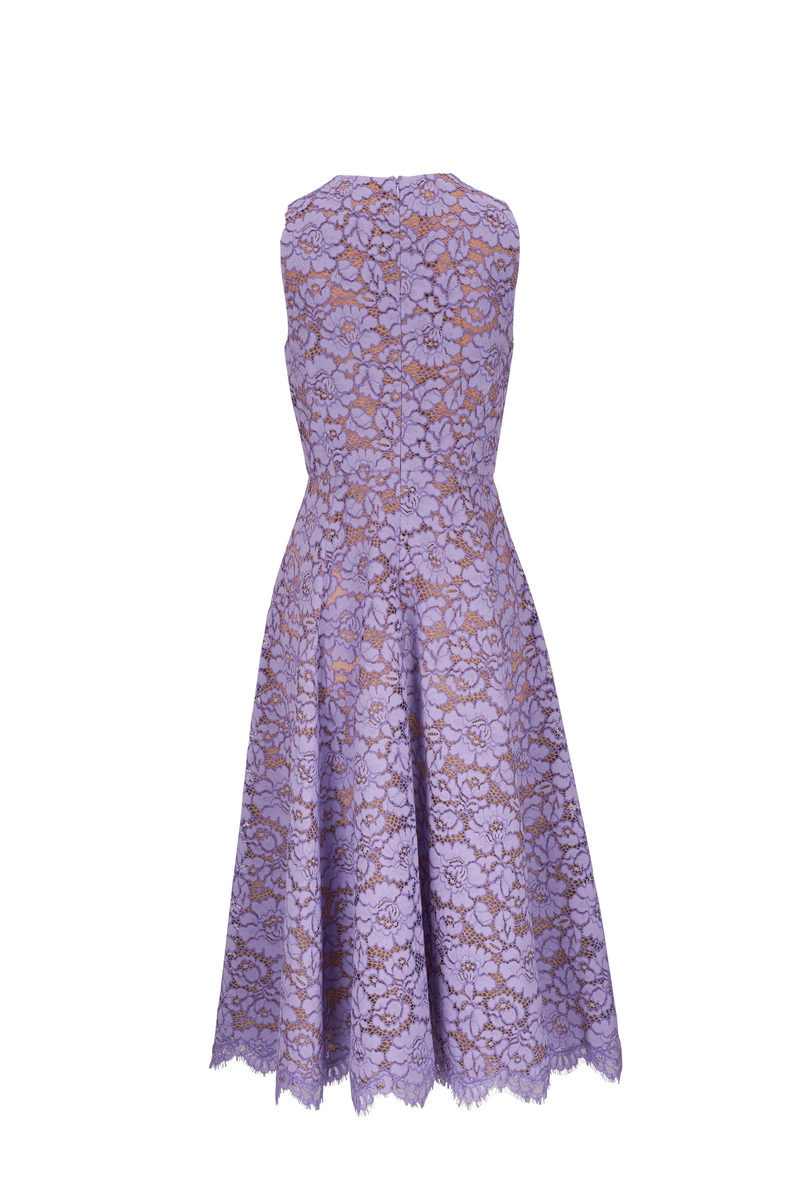 Michael Kors Collection - Freesia Floral Lace Midi Dress