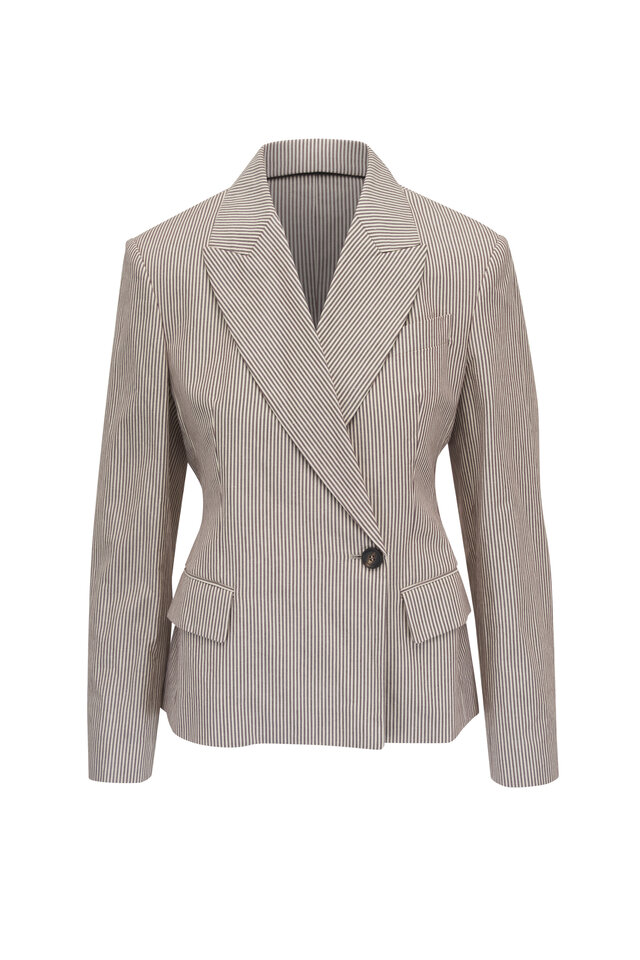 Loro Piana - Benedetta Clove Diamond Quilted Silk Jacket