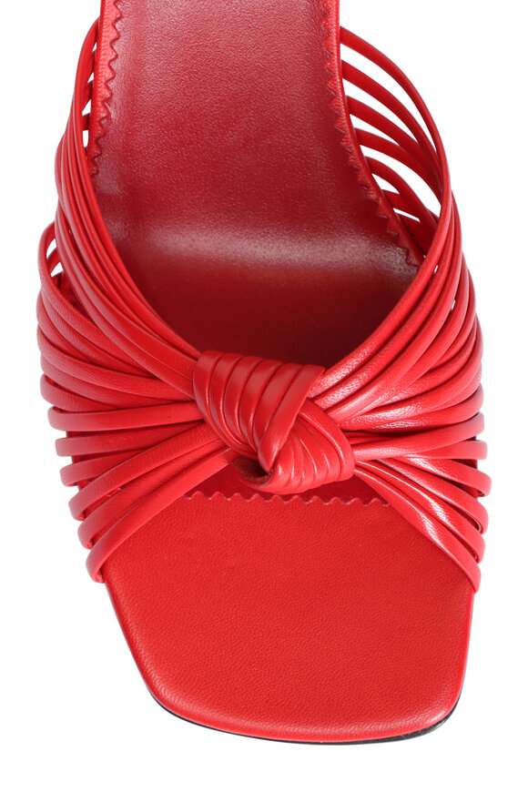 Valentino Garavani Annet Red Leather Mule, 60mm - view 4