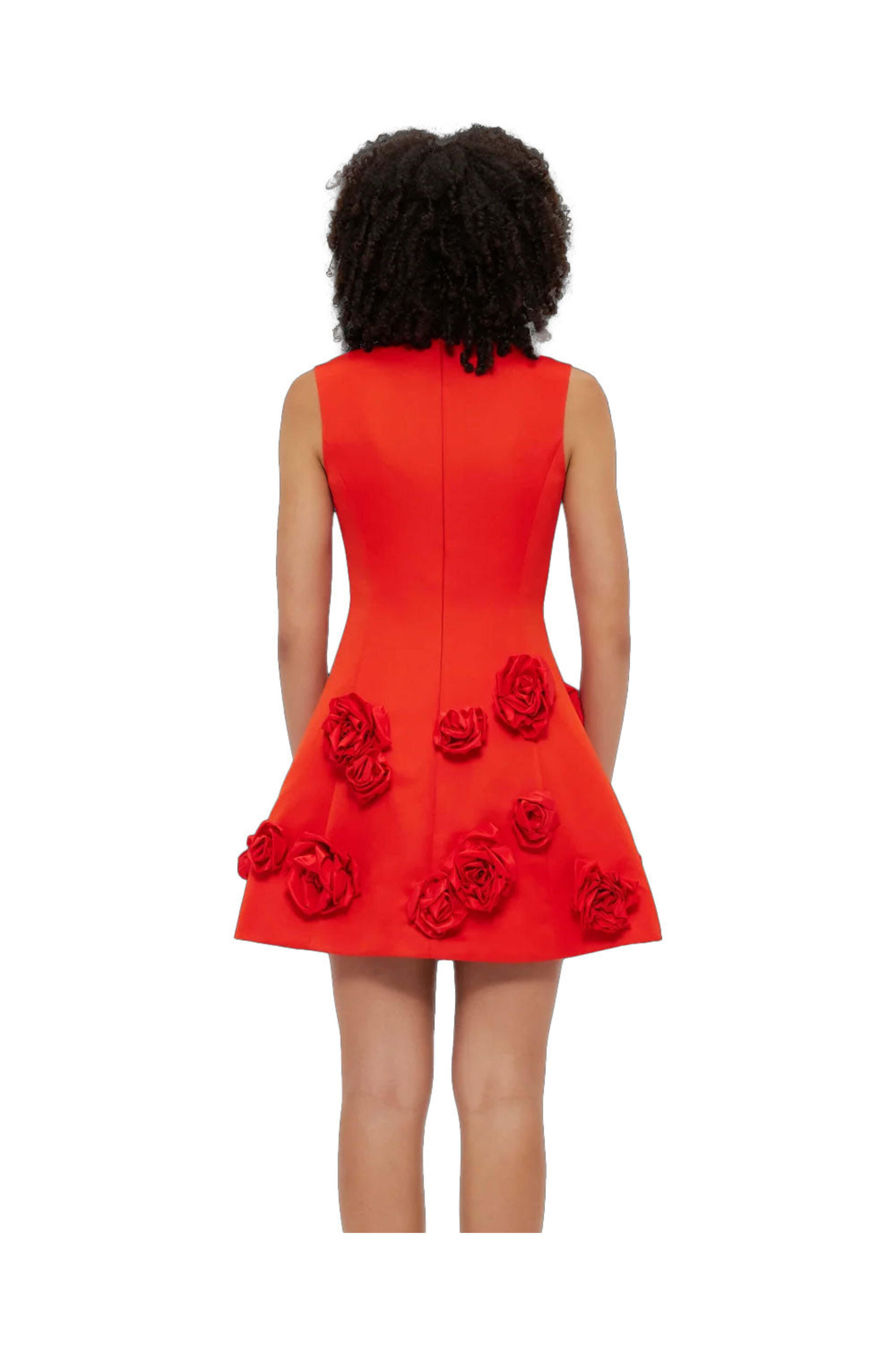 Leo Lin - Scarlet Briana V-neck Mini Dress