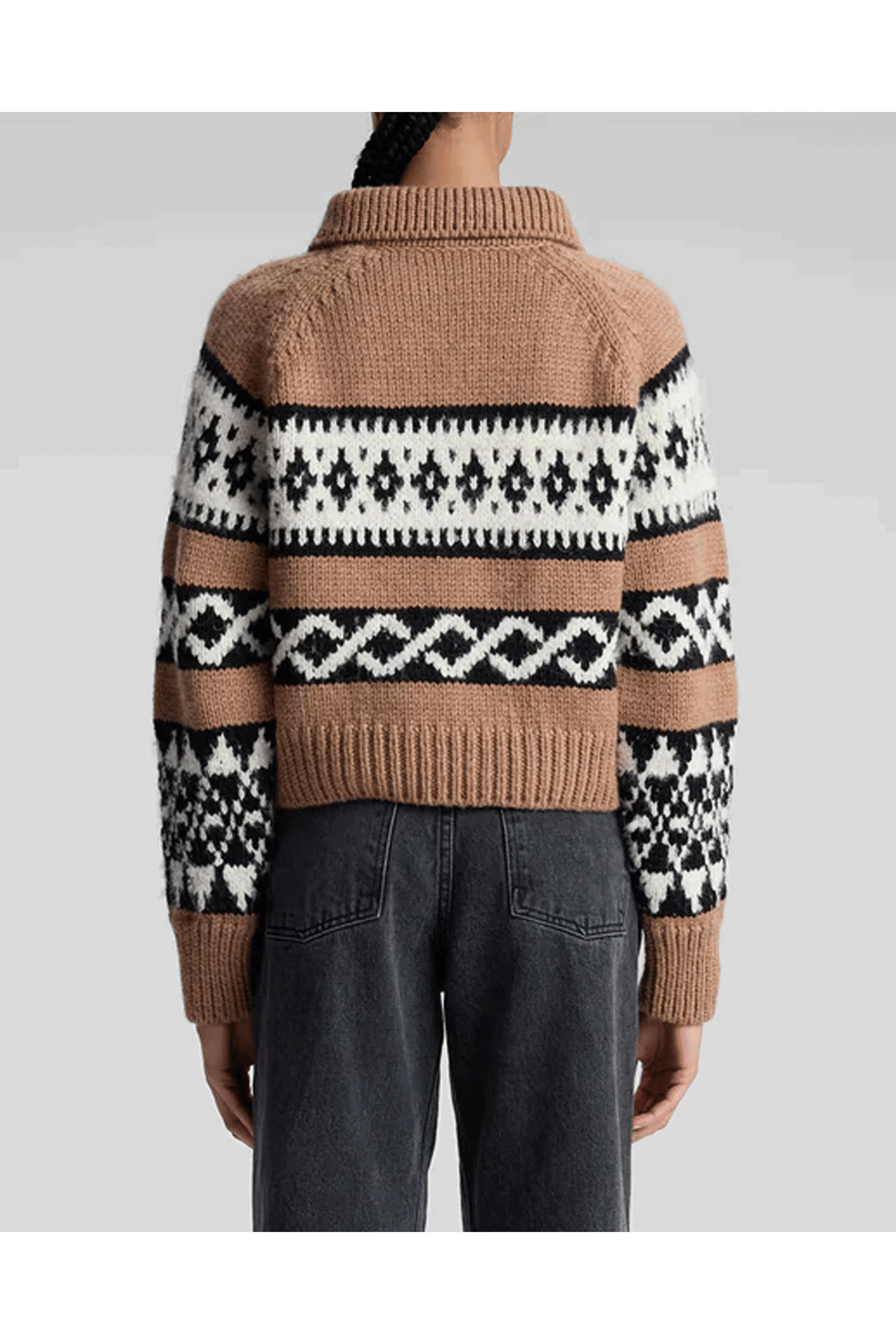 A.L.C. - Camel Multi Carter Sweater