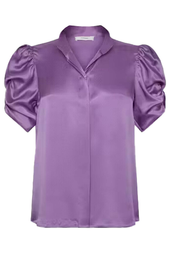 Frame - Orchid Puff Sleeve Blouse | Mitchell Stores