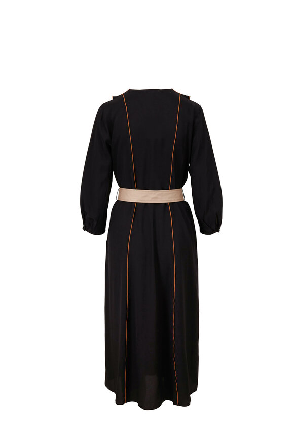 Dorothee Schumacher - Colorful Volumes Camel & Black Dress