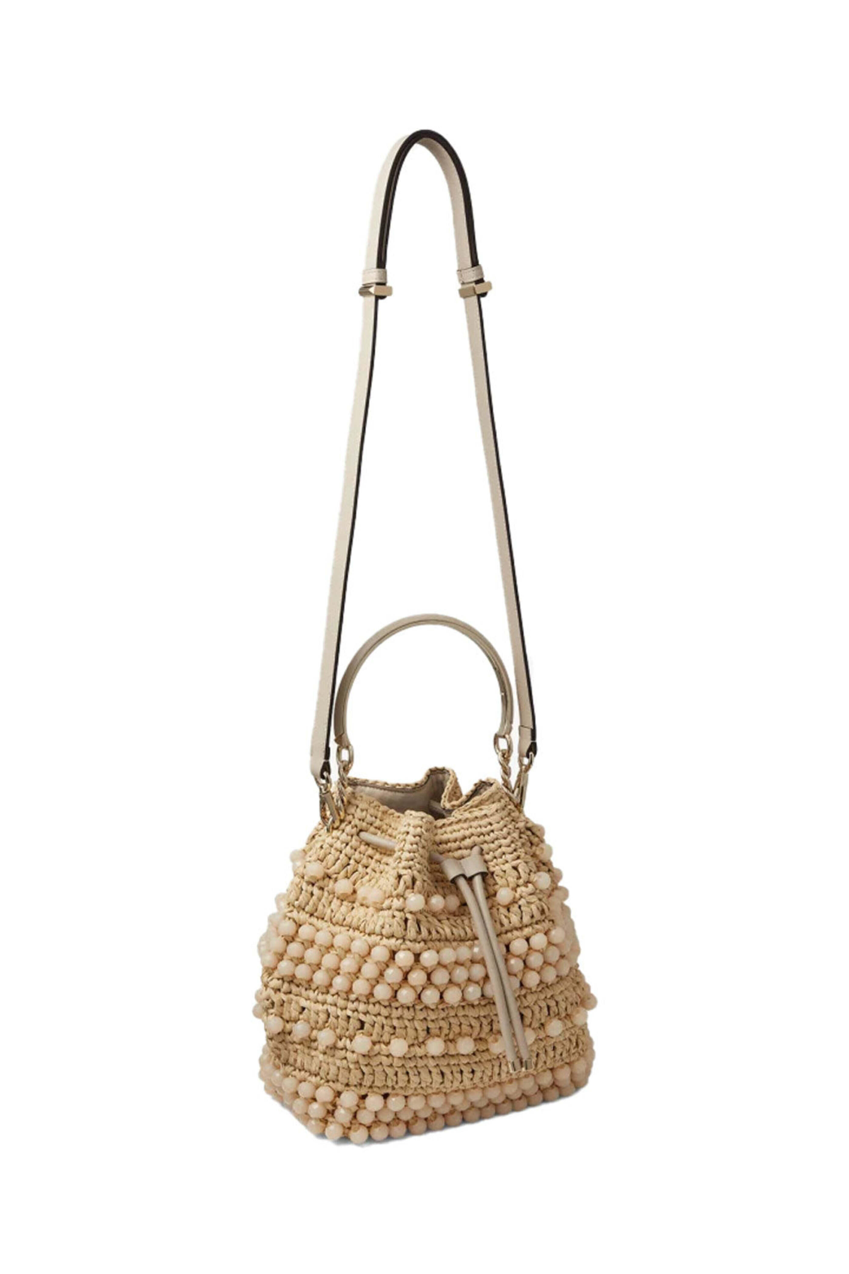 バックパック・リュック Jimmy Choo BONBON XVK GOLD Bucket Bags & Backpacks bon in Jimmy Choo - Bon Bon Bucket Bag in Natural Gold | Mitchell