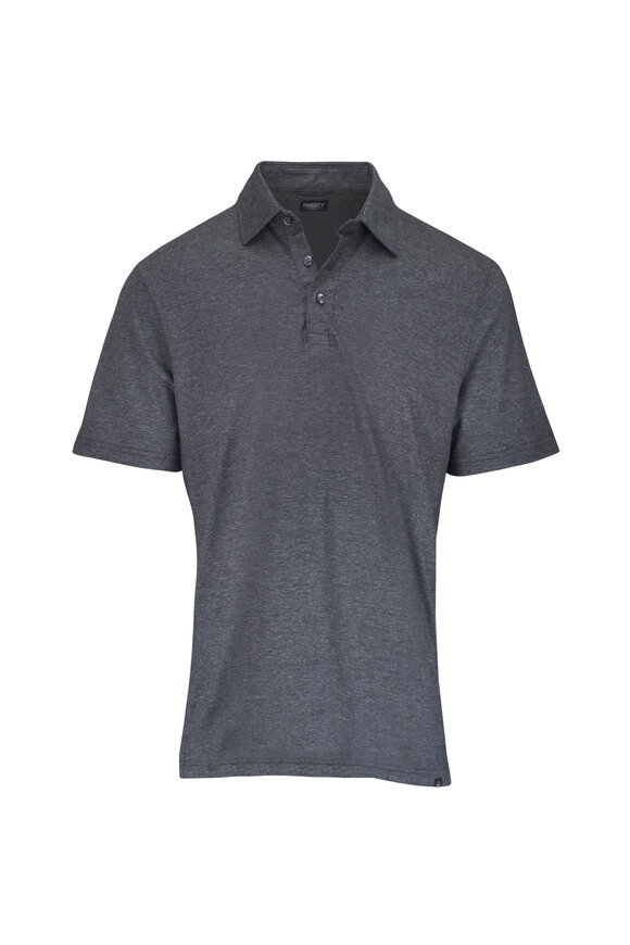 Faherty Brand Movement™ Dusty Iron Heather Pique Polo