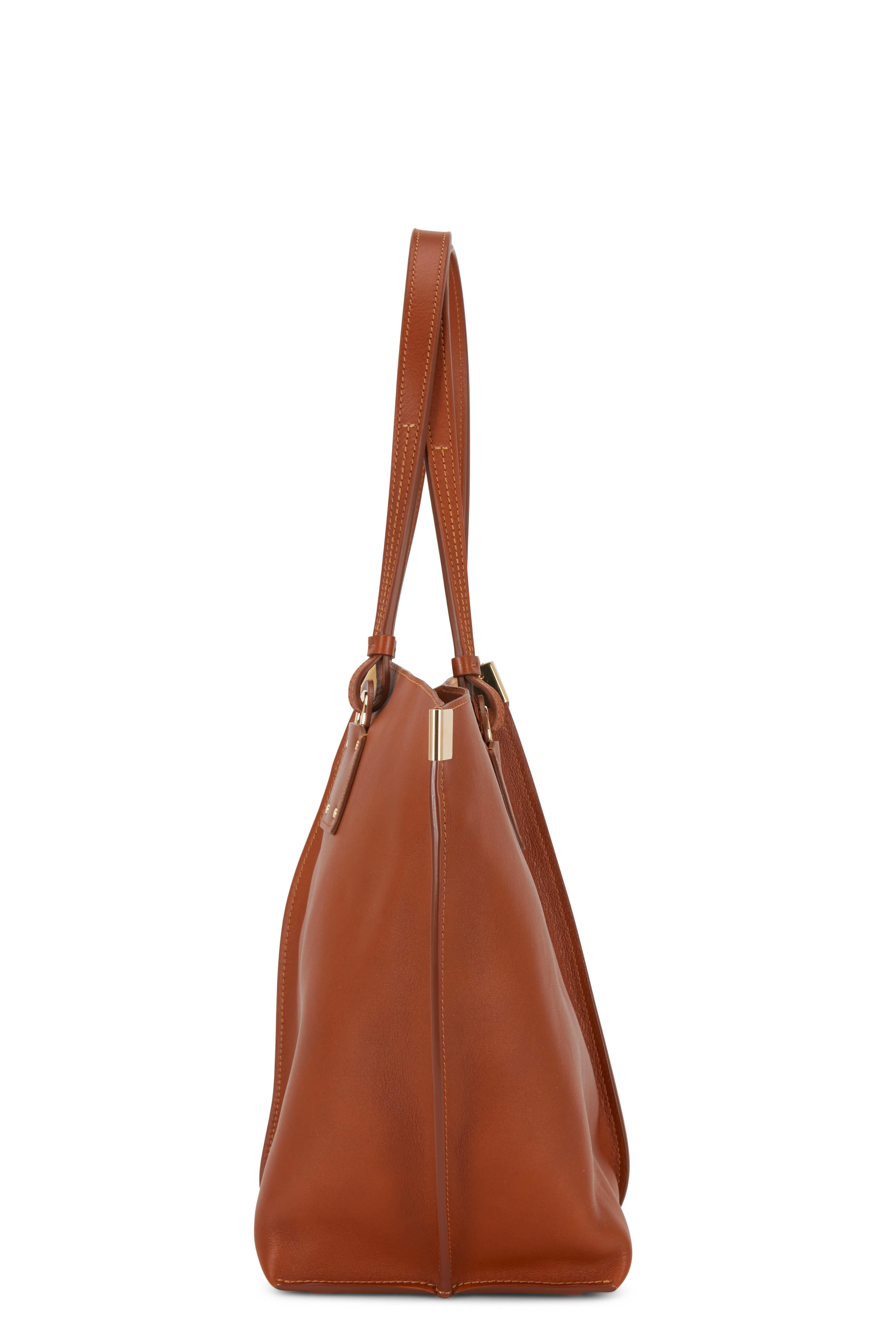 Chloé - Vick Caramel Leather Medium Tote