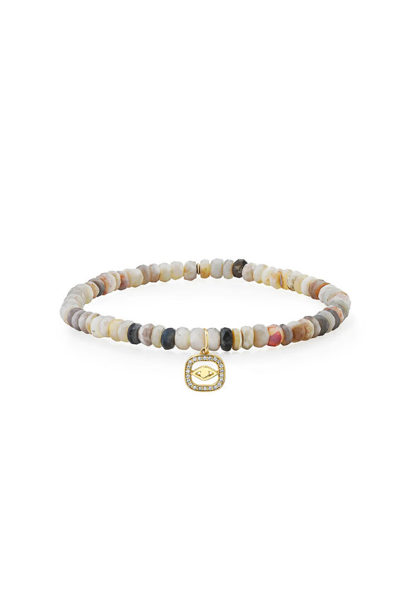 Eddie Borgo - Jade, Quartz & Agate Inlaid Cube Bracelet