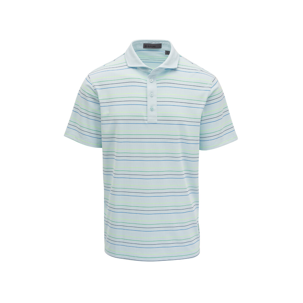 G/Fore - Daybreak Stripe Tech Piqué Polo | Mitchell Stores